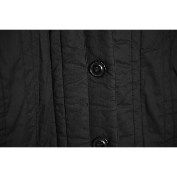 Sigrid Olsen Black Womens Sport Quilted Jacket Lined Pockets Cotton Size M - Picture 4 of 14